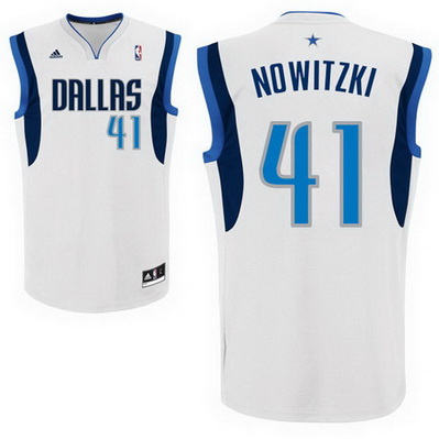 canotta dirk nowitzki 41 dallas mavericks rev30 bianca