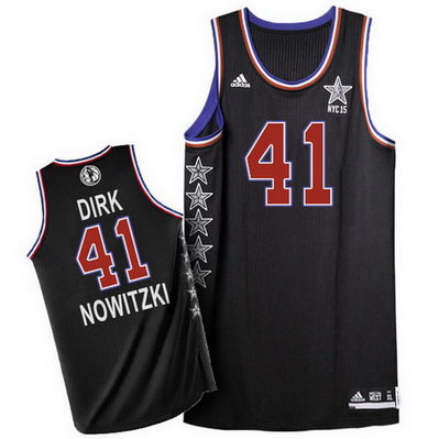 maglie basket dirk nowitzki 41 nba all star 2015 nero