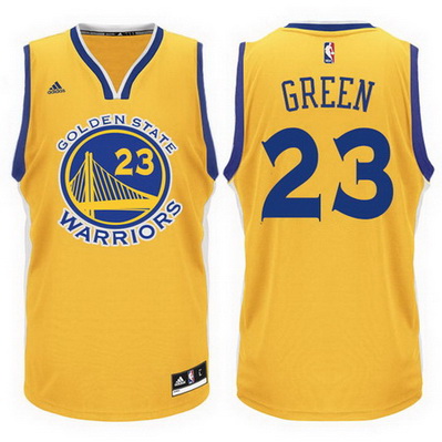 maglia basket draymond green 23 golden state warriors giallo