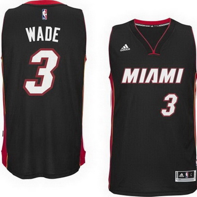 maglia basket dwyane wade 3 2015 miami heat nero