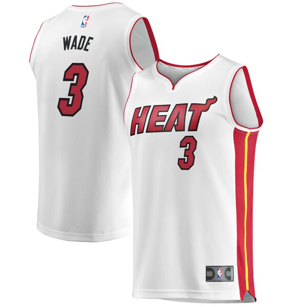 canotta basket dwyane wade 3 2019-2020 miami heat bianca