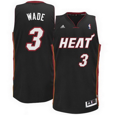 maglia uomo dwyane wade 3 miami heat rev30 nero