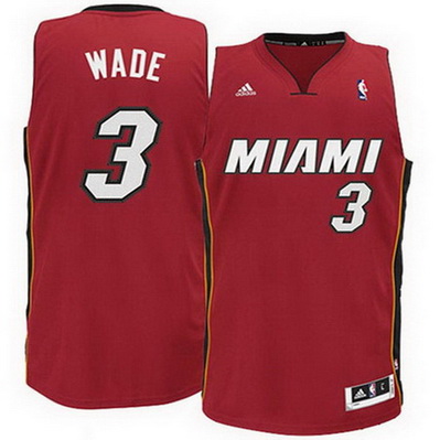 canotta nba dwyane wade 3 miami heat rev30 rosso