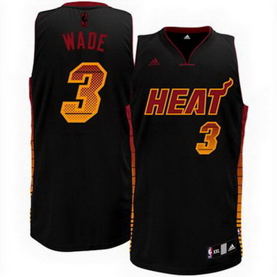 maglia basket dwyane wade 3 miami heat vibe nero