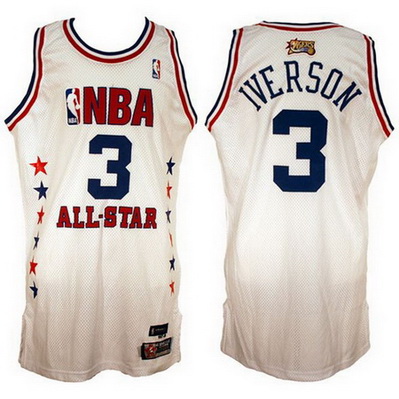 maglia basket dwyane wade 3 nba all star 2003 bianca