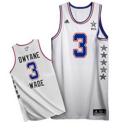 canotta uomo dwyane wade 3 nba all star 2015 bianca