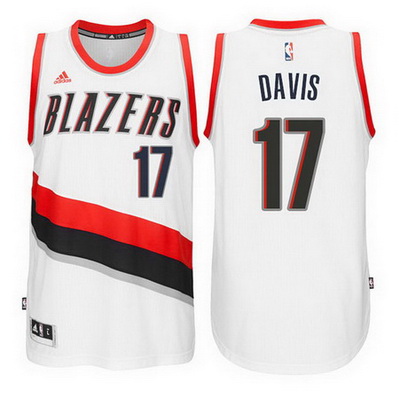 canotta ed davis 17 2015 portland trail blazers bianca