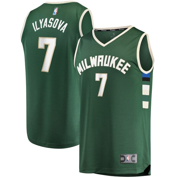 Maglia Ersan Ilyasova 7 2020 Milwaukee Bucks verde