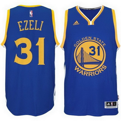 canotta basket festus ezeli 31 golden state warriors blu