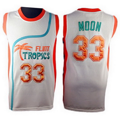 canotta nba uomo flint tropics jackie moon 33 bianca