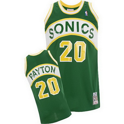 maglia nba gary payton 20 seattle supersonics verde