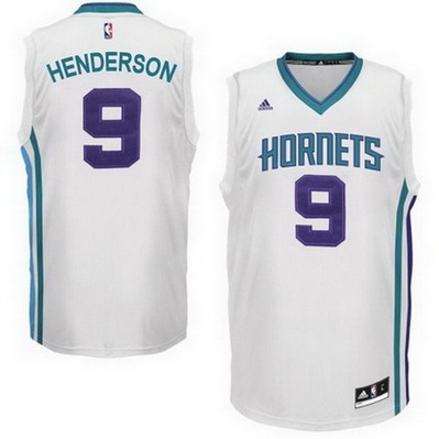 maglia basket gerald henderson 9 2016 charlotte hornets bianca