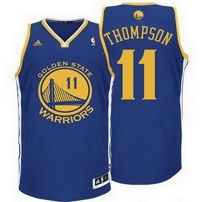 maglia golden state warriors bambino klay thompson 11 blu