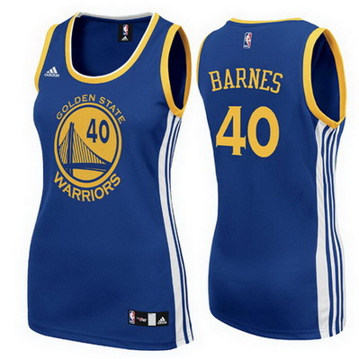 maglia nba donna golden state warriors harrison barnes 40 blu