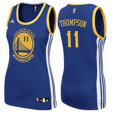 maglia basketa donna golden state warriors klay thompson 11 blu