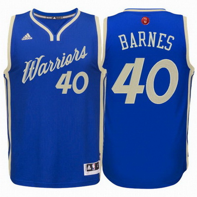 canotta golden state warriors natale 2015 harrison barnes 40 blu