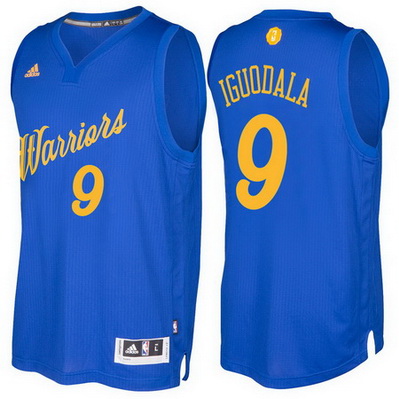 maglie uomo golden state warriors natale 2016 andre iguodala 9 blu