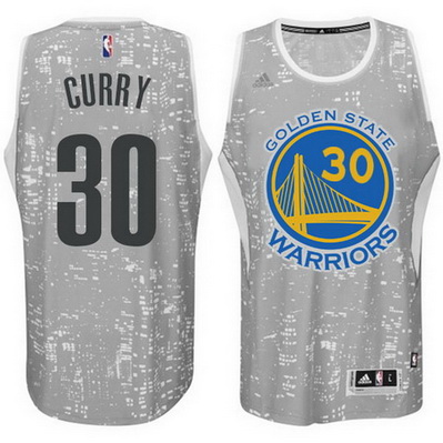 canotta basket golden state warriors stephen curry 30 lights grigio