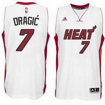 canotta basket goran dragic 7 2015 miami heat bianca