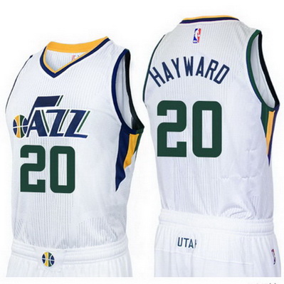 canotta nba gordon hayward 20 2017 utah jazz bianca