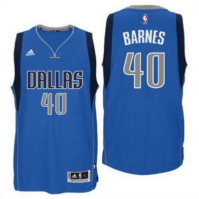 maglia harrison barnes 2017 dallas mavericks blu