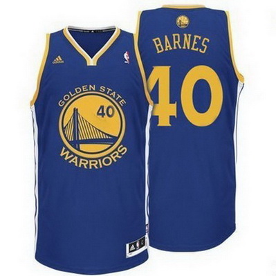 maglia harrison barnes 40 golden state warriors rev30 blu