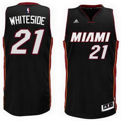 canotta basket hassan whiteside 21 2015 miami heat nero