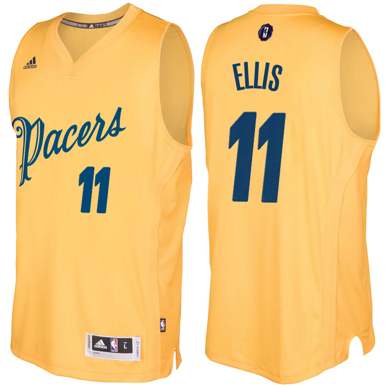 Maglia Indiana Pacers Natale 2016 Monta Ellis 11 Giallo