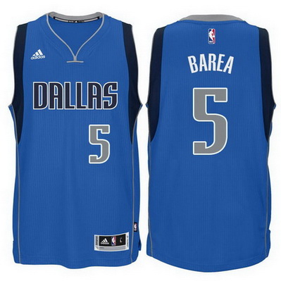 maglia basket j.j. barea 5 dallas mavericks rev30 blu