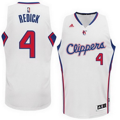 maglia basket j.j. redick 4 los angeles clippers bianca