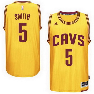 canotta nba jr smith 5 2015 cleveland cavaliers giallo