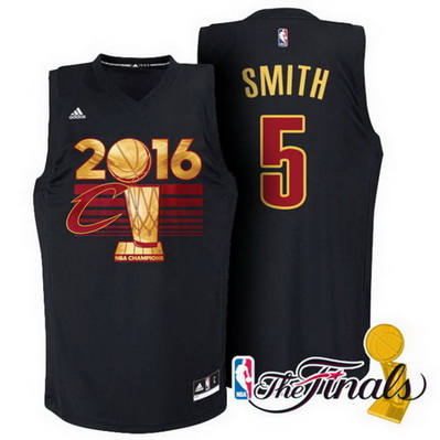 maglia jr smith 5 campioni 2016 cleveland cavaliers nero