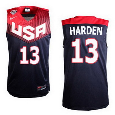 canotte uomo basket james harden 13 nba usa 2014 nero