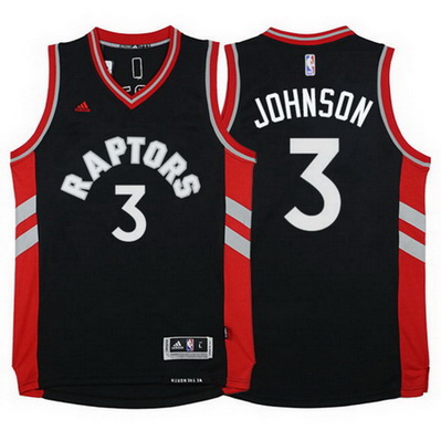 maglia basket james johnson 3 2016 toronto raptors nero