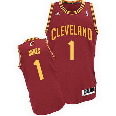 maglia uomo james jones 1 cleveland cavaliers rev30 rosso