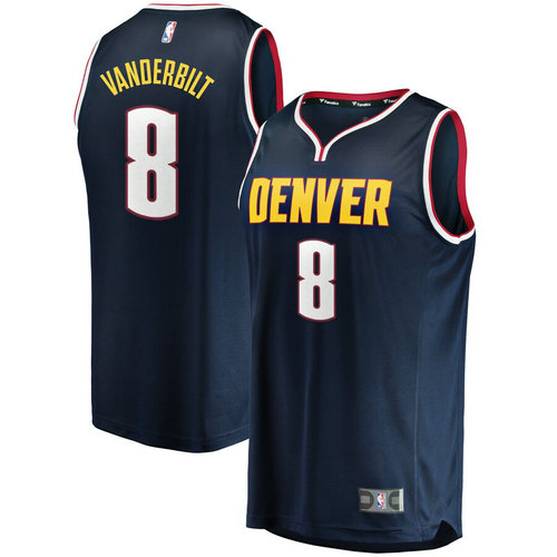 maglia nba Jarred Vanderbilt 8 2019 denver nuggets navy