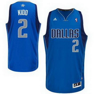 maglia nba jason kidd 2 dallas mavericks rev30 blu