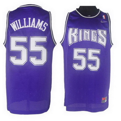 maglia nba jason williams 55 sacramento kings porpora