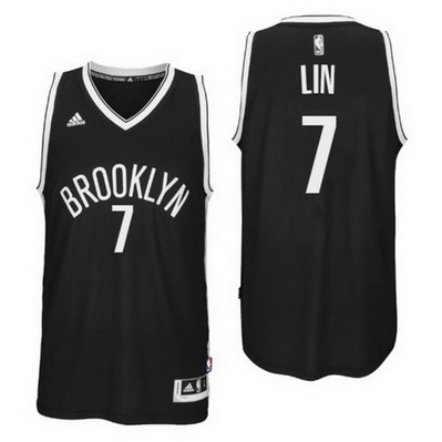 maglia uomo jeremy lin 7 2016 brooklyn nets nero