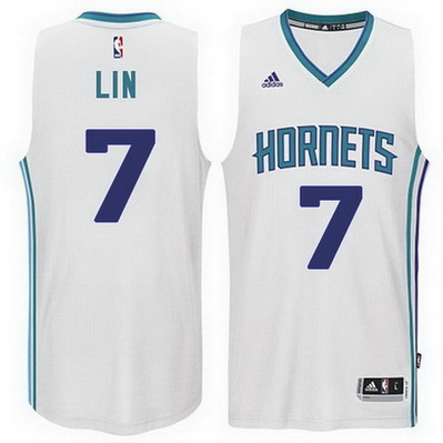 maglia uomo jeremy lin 7 2016 charlotte hornets bianca