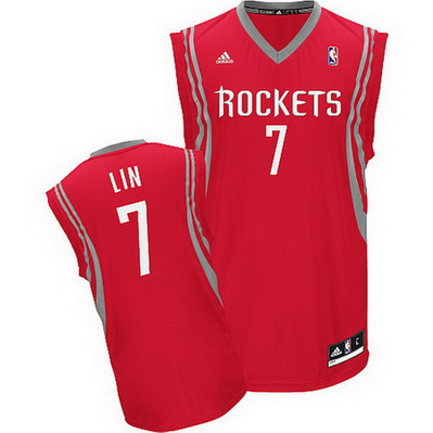 canotta basket jeremy lin 7 houston rockets rev30 rosso