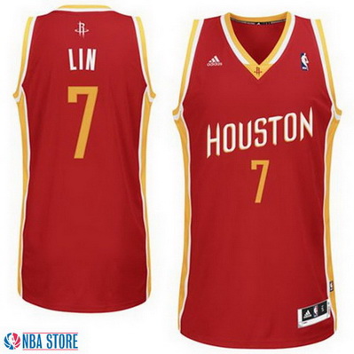 maglia nba jeremy lin 7 retro houston rockets rosso