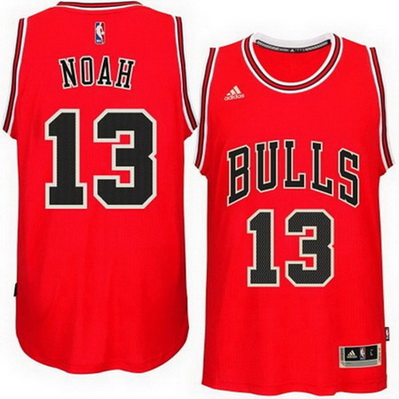 maglia uomo joakim noah 13 2016 chicago bulls rosso