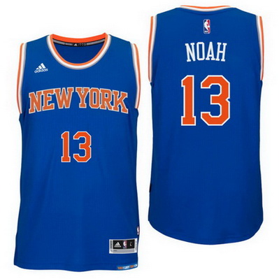 maglia joakim noah 13 2016 new york knicks blu