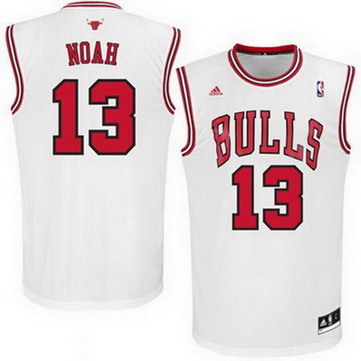 maglia basket joakim noah 13 chicago bulls rev30 bianca