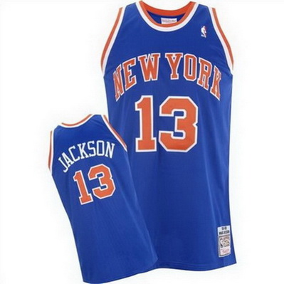 canotta basket joakim noah 13 retro new york knicks blu