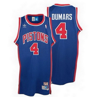 canotta nba joe dumars 4 retro detroit pistons blu