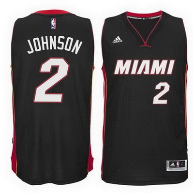 maglia nba joe johnson 2 2015 miami heat nero