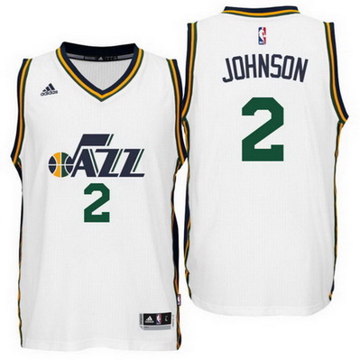 canotta uomo joe johnson 2 2016 utah jazz bianca