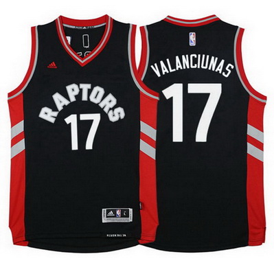 canotta basket jonas valanciunas 17 2016 toronto raptors nero